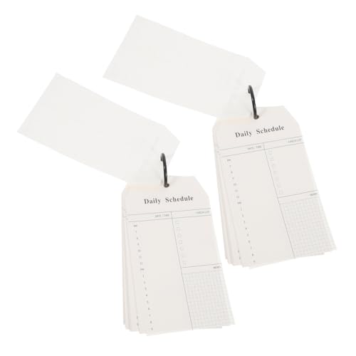 STOBOK 2 Stück Notizbuch Schreibtischplaner Tagesorganisator Notizblock zu tun Notizblöcke für den Desktop Planerzubehör Täglicher Planungsrestrang Notizblöcke für die Arbeit Papier Weiß STOBOK 2 Stück Notizbuch Schreibtischplaner Tagesorganisator Notizblock zu tun Notizblöcke für den Desktop Planerzubehör Täglicher Planungsrestrang Notizblöcke für die Arbeit Papier Weiß von STOBOK