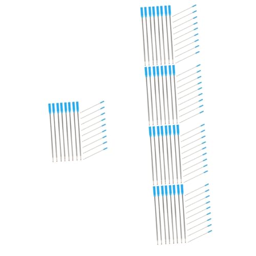 STOBOK 250 Stk Kugelschreibermine Stift Cross-pen-minen Blau Kugelschreiber Blau Nachfüllpackungen Für Schulkugelschreiber Nachfüllpackungen Für Bürokugelschreiber Blue Metall von STOBOK