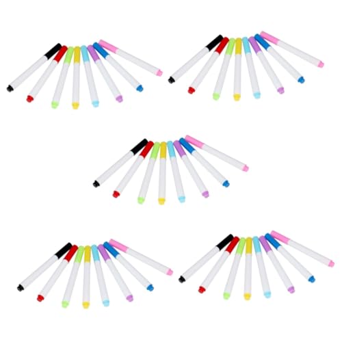 STOBOK 5 Sätze Löschbarer Whiteboard Marker Löschbarer Stift Whiteboard Marker Trocken Abwischbare Trocken Abwischbare Marker Whiteboard Marker Für Kinder Löschbare 8 Stück * 5 von STOBOK