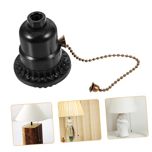 STOBOK Lampenfassung mit Zugschalter Stabiler Lampenhalter für Deckenleuchten DIY LED Lampenhalter Bakelit Vielseitig Einsetzbar Garagen Werkstätten STOBOK Lampenfassung mit Zugschalter Stabiler Lampenhalter für Deckenleuchten DIY LED Lampenhalter Bakelit Vielseitig Einsetzbar Garagen Werkstätten von STOBOK