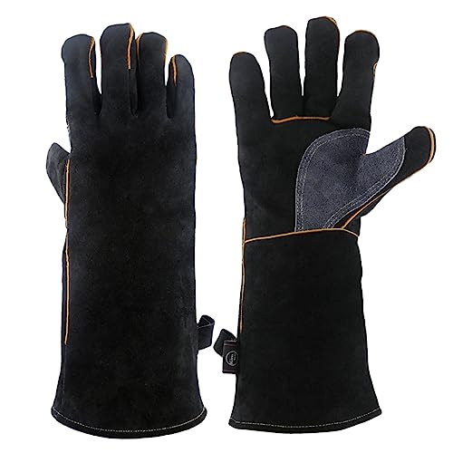 STOBOK Schutzhandschuhe Doppelschichtigem Rindsleder Hitzeschutz Für Grillen Löten Und Gartenarbeit Langlebig Und Verschleißfest Für Haushalt STOBOK Schutzhandschuhe Doppelschichtigem Rindsleder Hitzeschutz Für Grillen Löten Und Gartenarbeit Langlebig Und Verschleißfest Für Haushalt von STOBOK