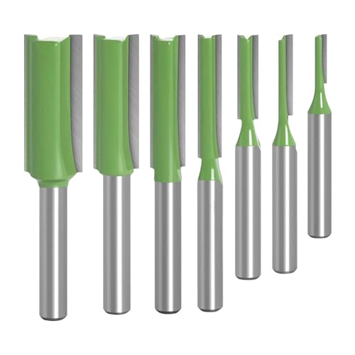 Set Fräser für Oberfräse, Holzgehäuse, Legierung Mutter Fräser 6 mm Schaft, für DIY Holzbearbeitung, 7-teilig Set Fräser für Oberfräse, Holzgehäuse, Legierung Mutter Fräser 6 mm Schaft, für DIY Holzbearbeitung, 7-teilig von STOUCLA