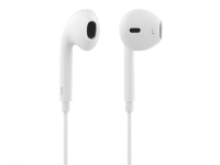 Słuchawki Streetz E100 Semi-in-ear headset, answer button, 3.5mm, mic, white von STREETZ