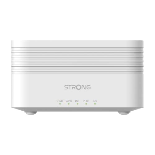 STRONG Atria Wi-Fi Mesh AX3000 Add-On - WLAN-Verstärker für Flächenabdeckung & Geschwindigkeit, Wi-Fi 6, Dual Band, Access Point & Router, Erweiterung von STRONG