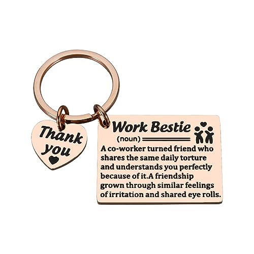 Work Bestie Gifts for Women Female Best Friends Coworker Leaving Gifts for Women Promotion Gifts Funny Retirement Gifts Going Away Gifts for Colleagues Besties Thank You Gifts for Coworker Friends von STVK