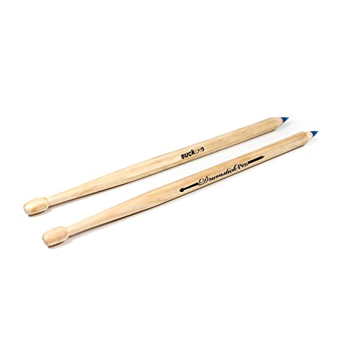 SUCK UK Drumstick-Kugelschreiber (2er-Packung) Trommelstöcke Schlagzeug Schlagzeug Sticks Kugelschreiber Schreibwaren Schreibzubehör Stift Stifte Schreibtischspielzeug Trommel Blau von SUCK UK