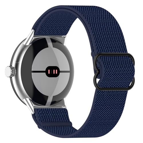 SUGARJAR Nylon Armband Kompatibel mit Google Pixel Watch 3 41mm/Pixel Watch 2/1,Weich Sport Ersatzarmband für Google Pixel Watch 3 41mm(2024)/2(2023)/1(2022) für Damen Herren von SUGARJAR