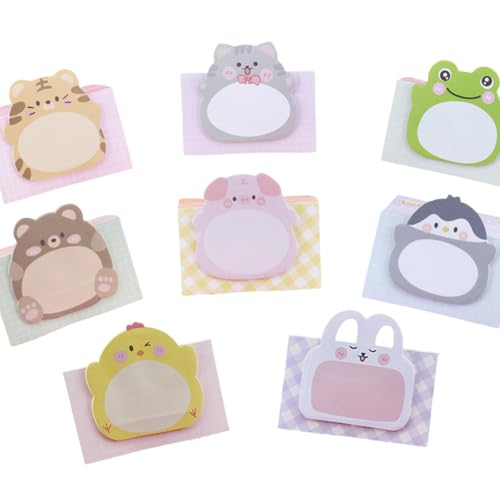 160 Blätter Cartoon Animal Notes Paper 60x58mm Adheive Notes Kleine Notizbilder Erinnerung Auf Notebook Journal Planer Kalender 160 Blätter Cartoon Animal Notes Paper 60x58mm Adheive Notes Kleine Notizbilder Erinnerung Auf Notebook Journal Planer Kalender von SUMMITDRAGON