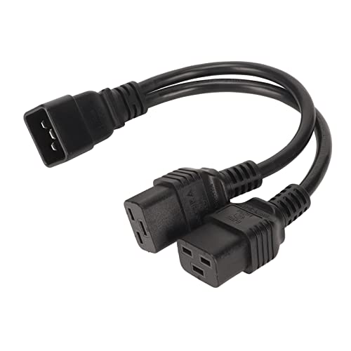 Dual IEC320 C19 auf C20 Kabel Y-Splitter-Verlängerungskabel Buchse auf Stecker für LED-HDTV- Schreibtischlampe LCD- 12 6 Zoll von SUNGOOYUE