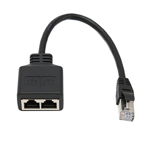 SUNGOOYUE RJ45-Ethernet-Adapterkabel, Verlängerungssplitter, CAT7-Netzwerke, 2 Ports, Hervorragende Verbindungsübertragung für Alle Netzwerke in Privathaushalten und Büros von SUNGOOYUE