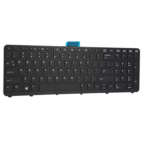 Ultra Ruhige Tastatur, Klein und Tragbar mit Langer Lebensdauer für ZBook 15 G1 17 G1 US 15 P000 15 P008AU 15 P030NR, Geeignet für den Laptop -Austausch Geeignet von SUNGOOYUE