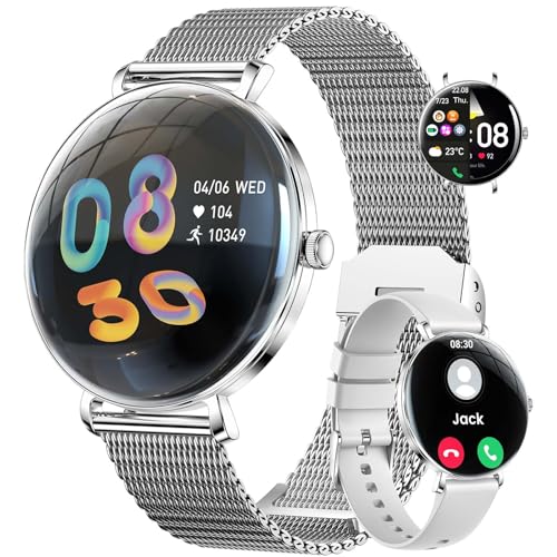 SUNKTA FV17 Smartwatch Damen, 1.43" AMOLED Ultradünn Smart Watch, 100+ Sportmodi Fitnessuhr, Schrittzähler/Schlaf/IP68 Wasserdicht Smatchwatchuhren, Smartwatches Android iOS Kompatibel SUNKTA FV17 Smartwatch Damen, 1.43" AMOLED Ultradünn Smart Watch, 100+ Sportmodi Fitnessuhr, Schrittzähler/Schlaf/IP68 Wasserdicht Smatchwatchuhren, Smartwatches Android iOS Kompatibel von SUNKTA