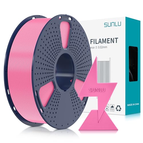 SUNLU PLA Filament Schnell Drucken 1.75mm, 3D Drucker PLA Filament mit Hoher Fließfähigkeit, Entwickelt für schnelles 3D Drucken, Rapid HS-PLA, Maßgenauigkeit +/- 0.02mm, 1KG Spule Pulver von SUNLU