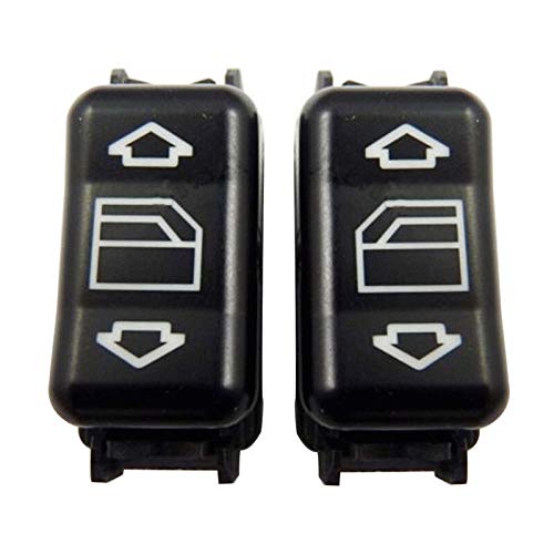 Schwarz links rechts elektrisch Master Control Window Power Switch/for Mercedes-Benz E W124 W126 W201 W463 1248204610 von SUNSKYLY