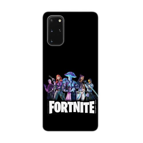 SUPER FABRIQUE Transparente Schutzhülle für Samsung Galaxy, bedruckt in Frankreich, Videospiele, Fortnite Logo Team (Galaxy S20) von SUPER FABRIQUE