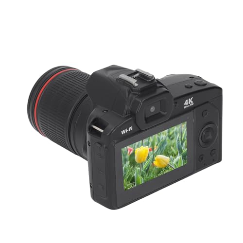 4K-Digitalkamera, Hochauflösender 64-MP-Camcorder mit 3-Zoll-IPS-Bildschirm, 16-fachem Digitalzoom, Nachtsicht, Dual-Kameras, Wird mit Speicherkarte Geliefert (32G) von SUPYINI