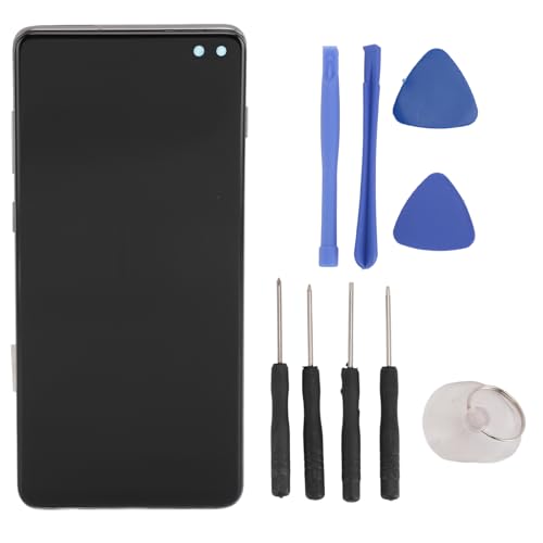 SUPYINI LCD-Touch-Display-Digitizer mit Reparaturwerkzeug, Kompatibel mit S10 Plus Smartphone, TFT-Touch-Digitizer-LCD-Baugruppe mit Rahmen, Bildschirm-Ersatz-Reparaturteile von SUPYINI