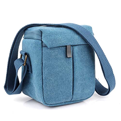 SUSQVHVCK Schultertasche der digitalen Kameratasche WX200 WX300 WX170 WX150 NEX-C3 NEX-3N NEX-5C NEX-5R NEX-5N NEX-5T H100 H200 A5000 Fit for Sony Kameratasche(Blue) von SUSQVHVCK