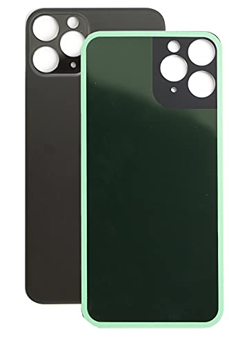Backcover Akkudeckel passend für iPhone 11 Pro Max Serie. Ersatzrückglas mit vergrößertem Kameraloch für einfache Montage. OEM (Schwarz) von SVV