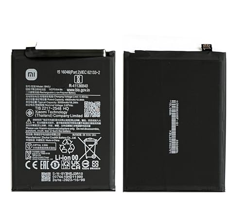 Original Akku BN5J passend für Xiaomi Mi 12T / 12T Pro. Ersatzt Battery 5000 mAh, 3,87V. Neu von SVV