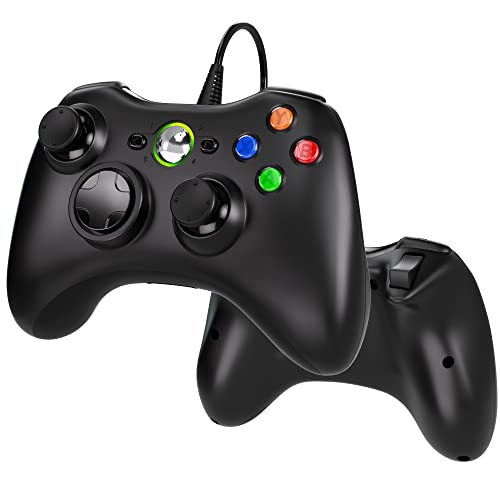 SWANPOW Controller für Xbox 360, 2023 Gamepad Joystick mit Kabel, USB PC Controller für Xbox 360/Microsoft PC Windows 7/8/10 / XP, 1PCS von SWANPOW