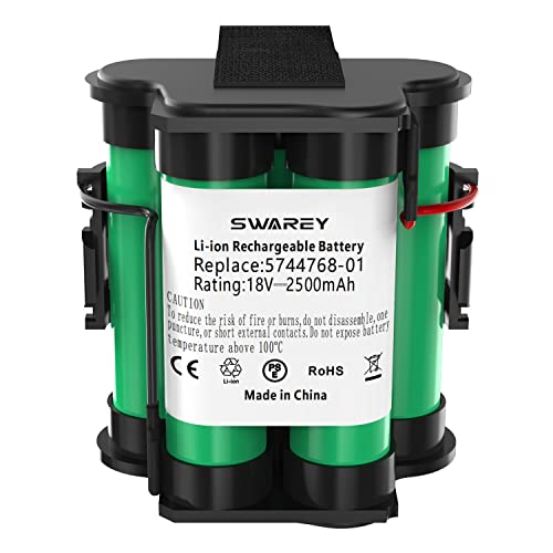 SWAREY 2,5Ah 18V Ersatzakku Kompatibel mit Gardena Mähroboter R38Li R40Li R45Li R50Li R70Li R80Li Lithium Akku für Husqvarna Automatischer Rasenmäher 105 305 308 308X Flymo 1200R McCulloch ROB R1000 von SWAREY