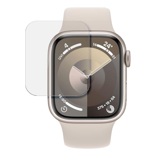 SWIDO Displayschutzfolie für Apple Watch Series 9 41mm [3 Stück] Kristall-Klar, Extrem Kratzfest, Schutz vor Kratzer, Folie, Glasfolie, Displayschutz, Schutzfolie, Panzerfolie von SWIDO