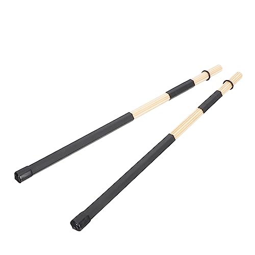 SWOOMEY 1 Paar Trommelstock Kleinkindertrommel Dämpfer Stangen -trommeln Anhänger Schlagzeug Handtrommel Ozeantrommel Rhythmus-sticks Instrument Stöcke Guiro Hölzern Black von SWOOMEY