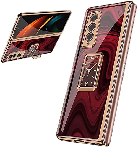 SWZ Kompatibel mit Samsung Galaxy Z Fold 3-5G Hülle(2021)+3D Panzerfolie[Ultra Dünne]-[Bumper]-[Stoßfeste] 3D Glas Schutzhülle Handyhülle für Samsung Galaxy Z Fold 3-Mehrfarbig-15 von SWZ