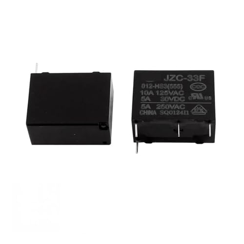 50PCS/lot Power relays HF33F JZC-33F-005-HS3 JZC-33F-012-HS3 JZC-33F-024-HS3 5A250VAC 4PIN SXAGOAJCS(12V) von SXAGOAJCS