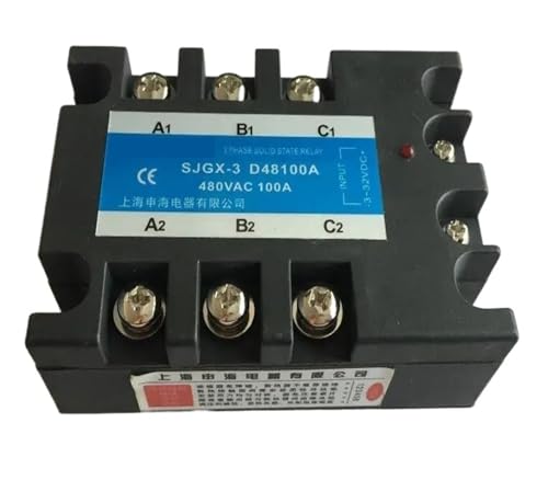 SJGX-3 JGX-3 Three-phase solid state relay D4810 D4825 D4840 D4860 D4880 D48100 D48120 D48150 3-32VDC to 480VAC SXAGOAJCS(JGX-3 D4880 80A) von SXAGOAJCS