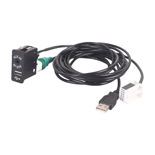 Adapter für Autoradio in USB-Schalter Anschluss für E60 E61 E63 E64 E87 E90 E70 F25 F01 F02 F03 Autozubehör von SXRQ