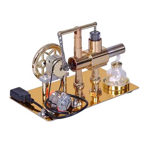 SXRQ Metall-Stirlingmotor-Modell, Physikalische Wissenschaft, Experiment, Stirlingmotormodell, Physikalische Wissenschaft, Experiment, Unterricht von SXRQ