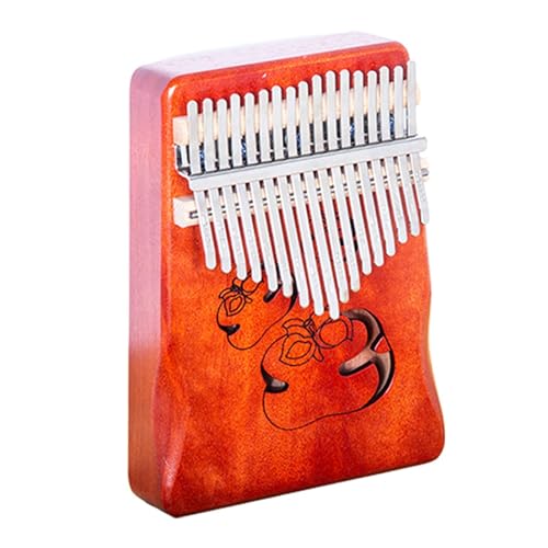 SXTYYH 17 Tasten Kalimba for Anfänger Fingerklavier Tragbar Hölzernes Daumenklavier Musikinstrument for Weihnachten Geburtstag Erwachsene Musikliebhaber(17 tones G) von SXTYYH