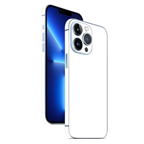 Skin Sticker für iPhone 15, 15 Plus, 15 Pro, 15 Pro Max, Vinyl-Aufkleber, Schutzfolie, weiße Abdeckung für Handyrückseite (für 15 Pro) von SYGTOYUE