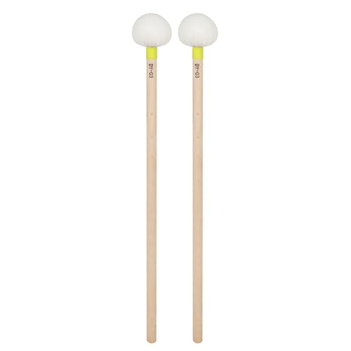 1 Paar Timpani Stick Filzkopf Schlagzeug Schlagzeug Percussion Band Stick Drum Hammer Musical Instrumentsteile Für Anfänger von SYJHHWGS