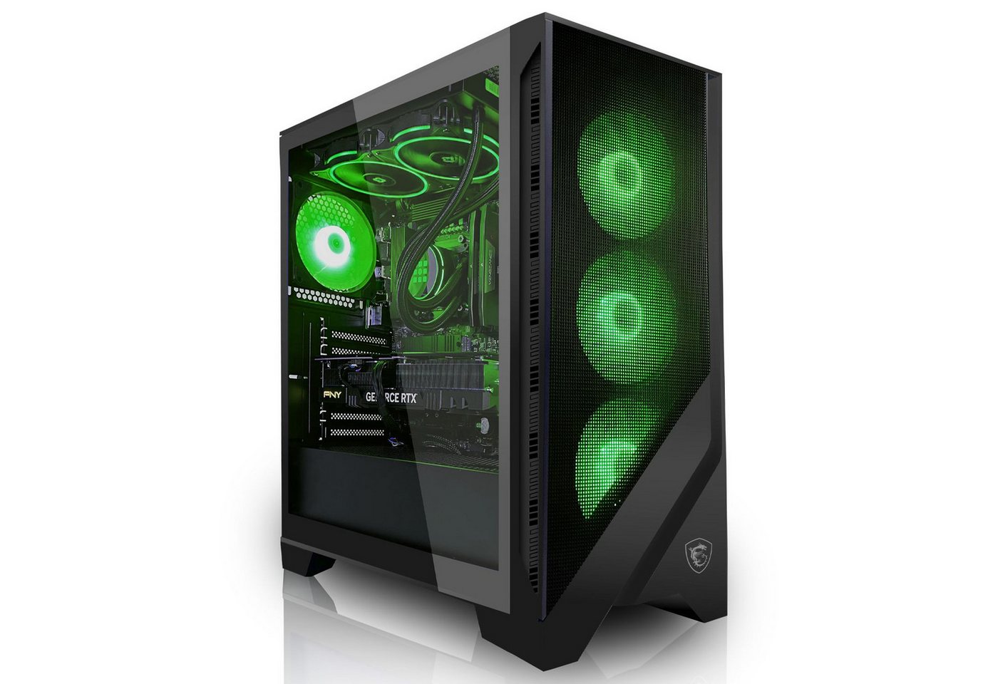 SYSTEMTREFF Gaming-PC (AMD Ryzen 9 9900X, GeForce RTX 4070 Ti Super, 32 GB RAM, 1000 GB SSD, Luftkühlung) von SYSTEMTREFF