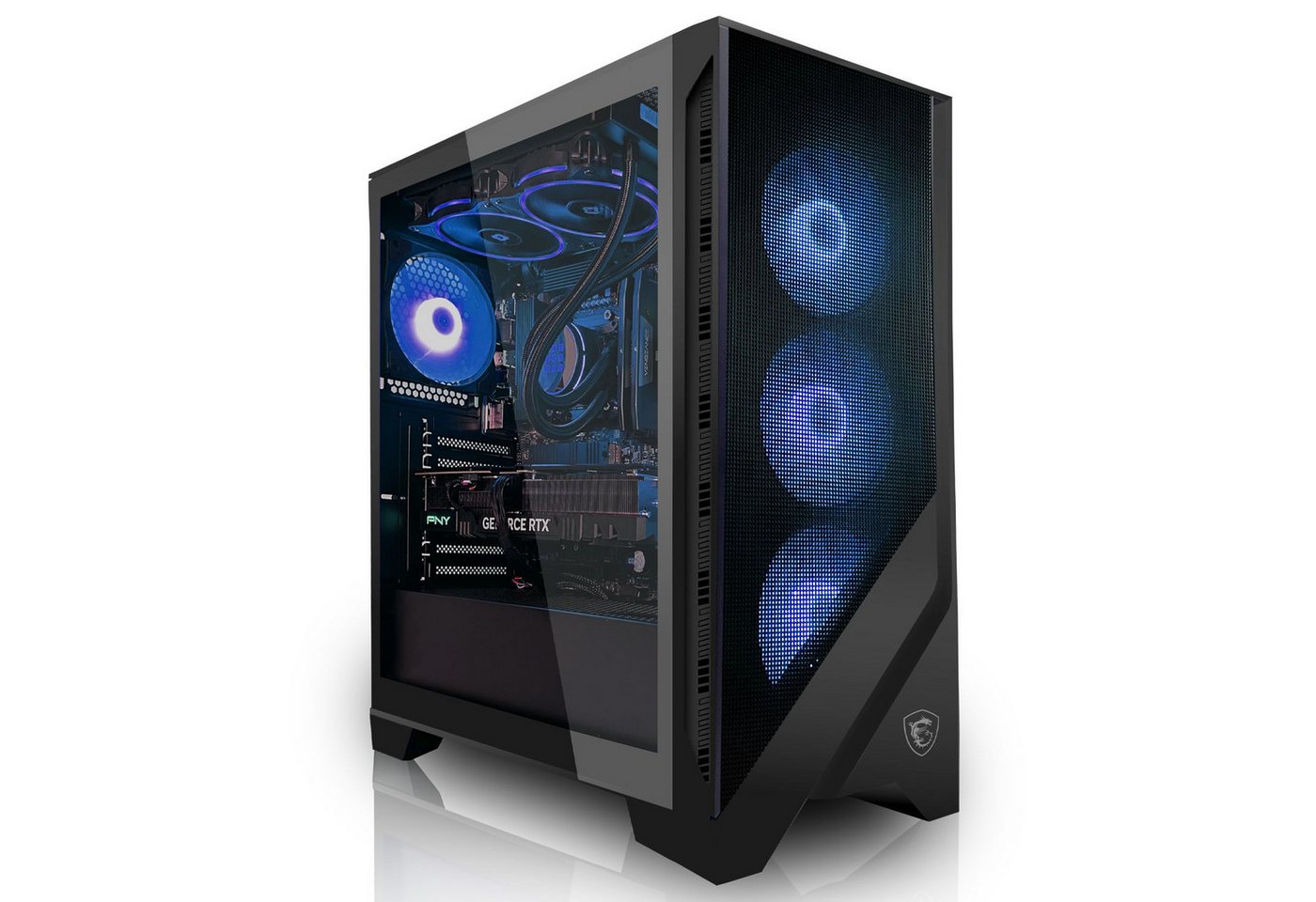 SYSTEMTREFF Gaming-PC (AMD Ryzen 9 9950X, GeForce RTX 4080 Super, 32 GB RAM, 1000 GB SSD, Wasserkühlung) von SYSTEMTREFF