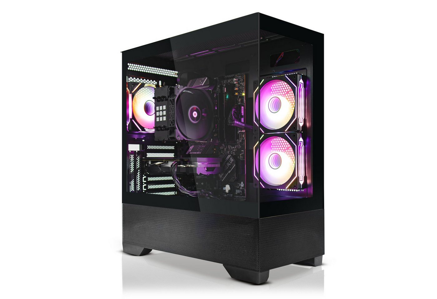 SYSTEMTREFF Gaming-PC (Intel Core i5 12500, Radeon RX 6750 XT, 16 GB RAM, 1000 GB SSD, Luftkühlung) von SYSTEMTREFF