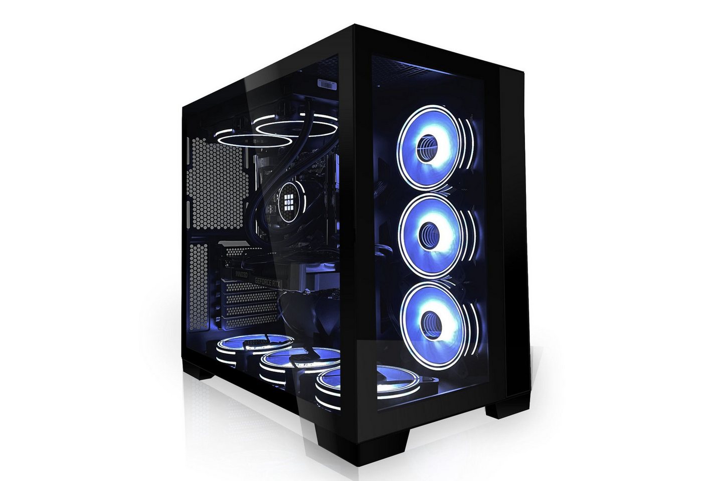 SYSTEMTREFF Gaming-PC (Intel Core i7 14700F, Radeon RX 7800 XT, 32 GB RAM, 1000 GB SSD, Wasserkühlung) von SYSTEMTREFF