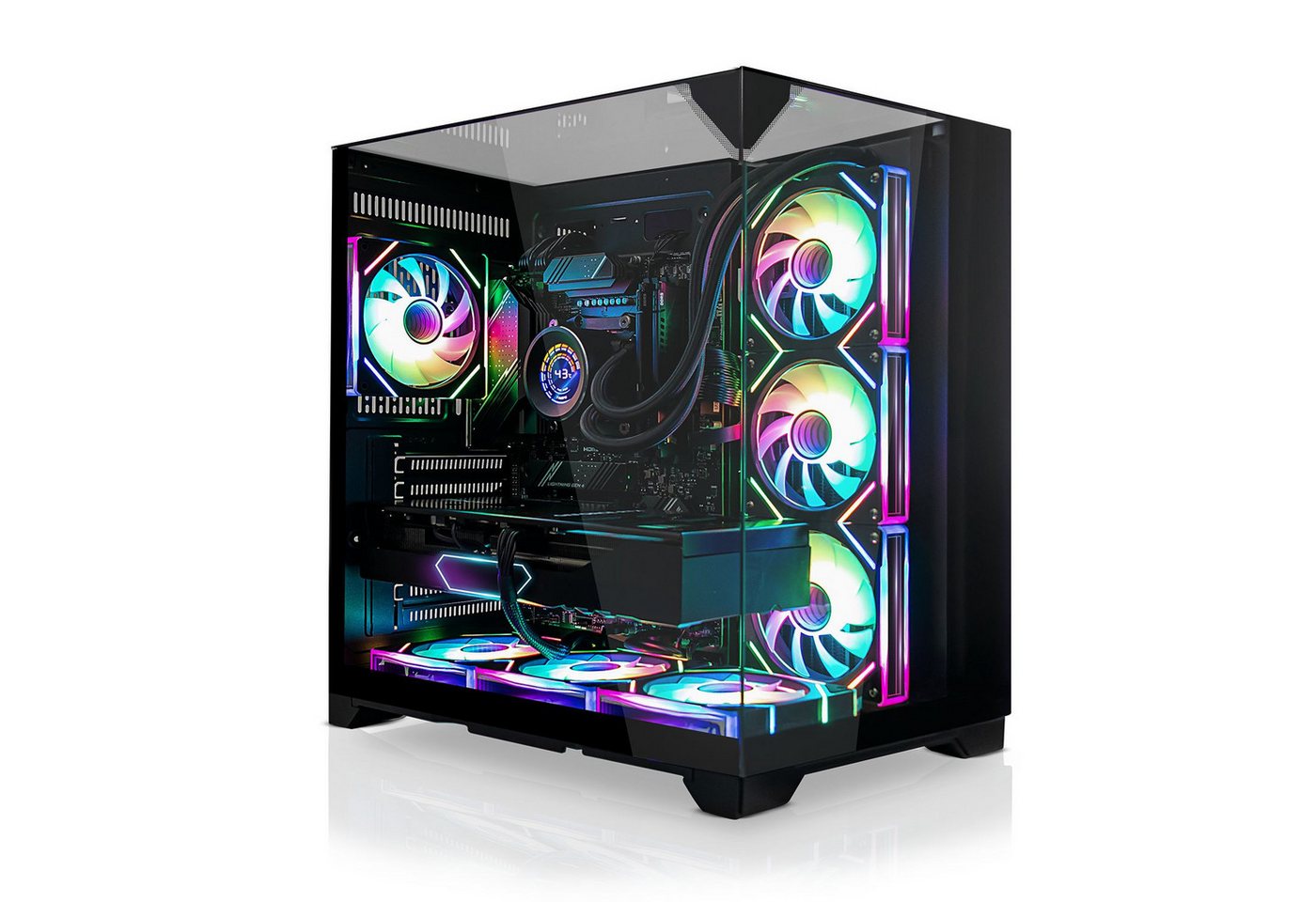 SYSTEMTREFF Gaming-PC (Intel Core i9 13900KF, GeForce RTX 4070 Super, 32 GB RAM, 1000 GB SSD, Wasserkühlung) von SYSTEMTREFF