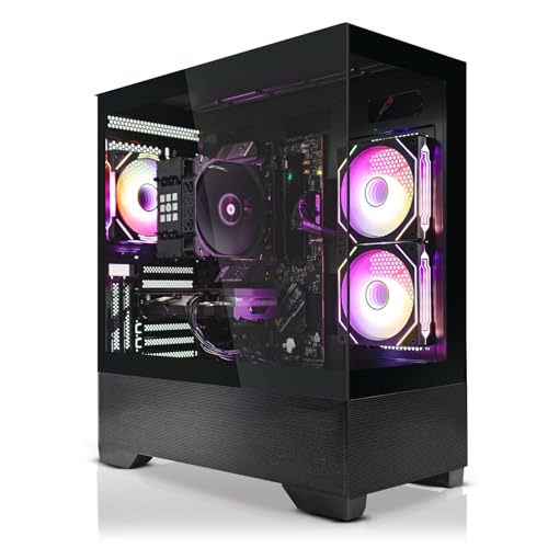 SYSTEMTREFF Gaming PC AMD Ryzen 9 5900X 12x4.8GHz | AMD Radeon RX 7600XT 16GB DX12 | 1TB M.2 NVMe | 32GB DDR4 RAM | WLAN Desktop Computer Rechner für Gamer, Zocker von SYSTEMTREFF