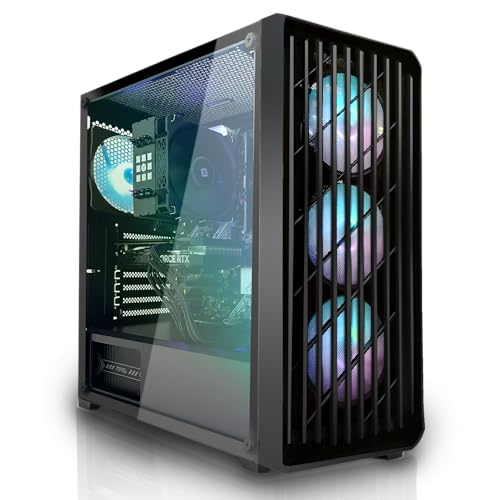 SYSTEMTREFF Gaming PC Intel Core Ultra 5 Prozessor 245KF 14x5.2GHz | Nvidia RTX 4060 8GB DX12 | 1TB M.2 NVMe | 32GB DDR5 RAM | WLAN Desktop Computer Rechner für Gamer, Zocker & Streamer von SYSTEMTREFF