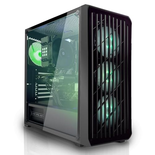 SYSTEMTREFF Gaming PC Intel Core i5-12500 6x4.6GHz | Nvidia RTX 3050 8GB DX12 | 512GB M.2 NVMe + 1TB HDD | 16GB DDR4 RAM | WLAN Desktop Computer Rechner für Gamer, Zocker & Streamer von SYSTEMTREFF