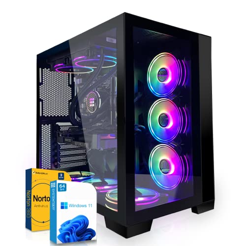 SYSTEMTREFF Gaming PC Intel Core i9-12900F 16x5.1GHz | AMD Radeon RX 7800 XT 16GB DX12 | 1TB M.2 NVMe | 32GB DDR5 RAM | WLAN Desktop Computer Rechner für Gamer, Zocker & Streamer von SYSTEMTREFF