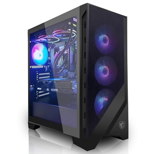 SYSTEMTREFF Gaming PC Intel Core i9-14900KF 24x6GHz | AMD Radeon RX 7800 XT 16GB DX12 | 1TB M.2 NVMe | 32GB DDR5 RAM | WLAN Desktop Computer Rechner für Gamer, Zocker & Streamer von SYSTEMTREFF