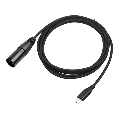 USB-C-auf-XLR-Steckerkabel, USB-Typ-C-auf-XLR-Stecker-Ausgangskabel, USB-C-Mikrofonkabel, USB-Typ-C-Stecker auf XLR-Stecker, Kanalkabel für Verstärker, Lautsprecher, Mischpult usw., 3,5 m langes von SZLliyxs