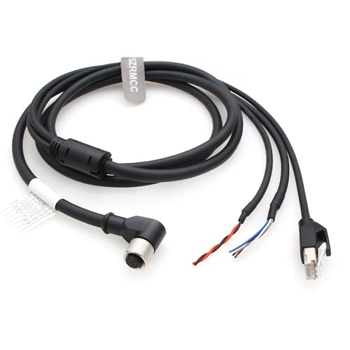 SZRMCC Livox Mid-360 Kabel M12 Pin Buchse Luftfahrtstecker 3 in 1 Splitter Datensensorkabel für DJI Lidar Livox Mid-360 Mid-70 Avia Lidar (rechter Winkel 12 polig, 50 cm) von SZRMCC