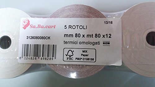 SA.BA.CART 3126080080CK Thermopapier SA.BA.CART 3126080080CK Thermopapier von Sa.Ba.cart