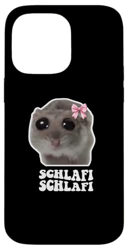 Hülle für iPhone 14 Pro Max Trauriger Hamster Hampter Schlafi Schlafi Sad Hamster Meme von Sad Hamster Hamstie Hamsti Meme Trauriger Hamster